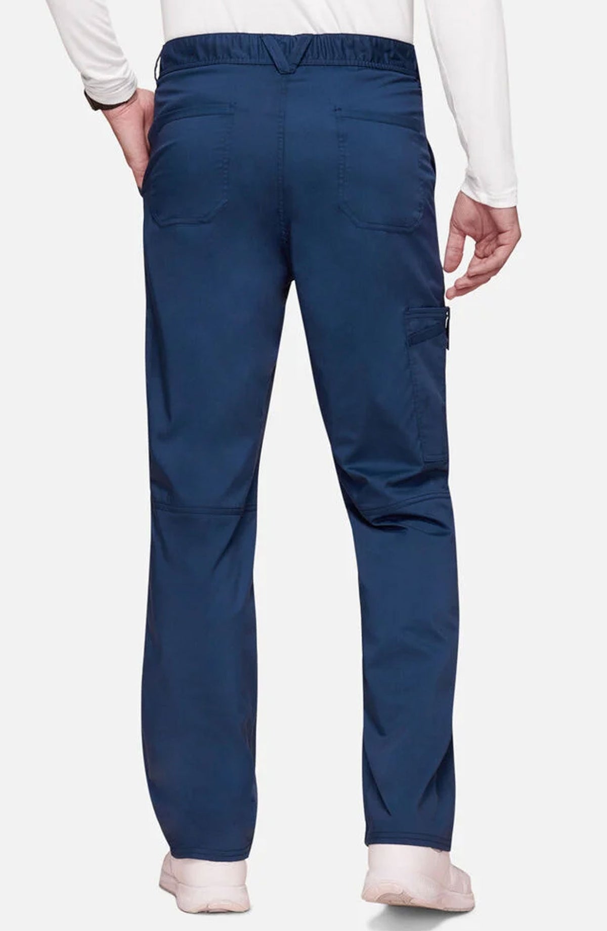 Men's Scrub Pants Cargo Navy Cherokee Workwear Revolution MDF Instruments WW140