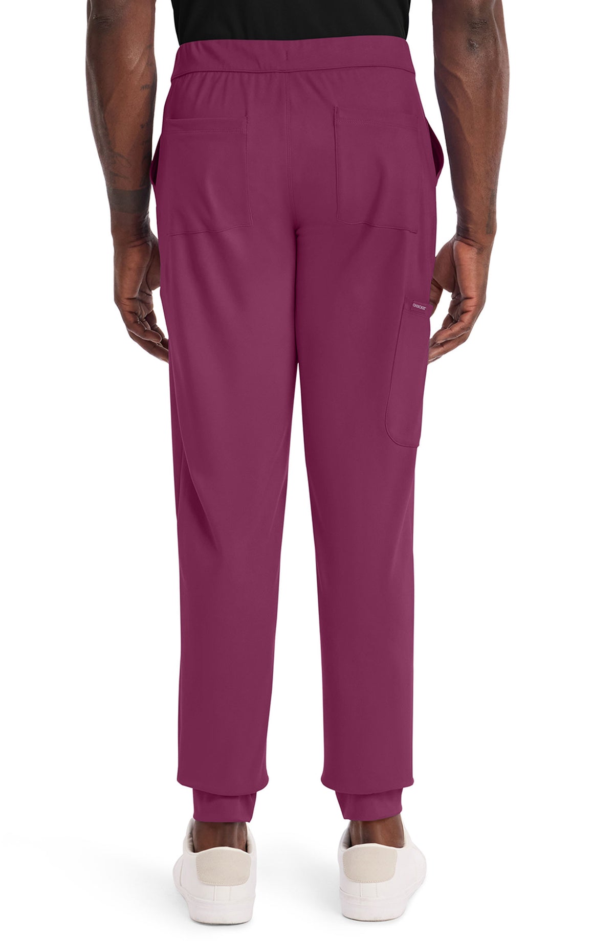 Men's Scrub Pants Joggers Wine Cherokee Achieve MDF Instruments CK034