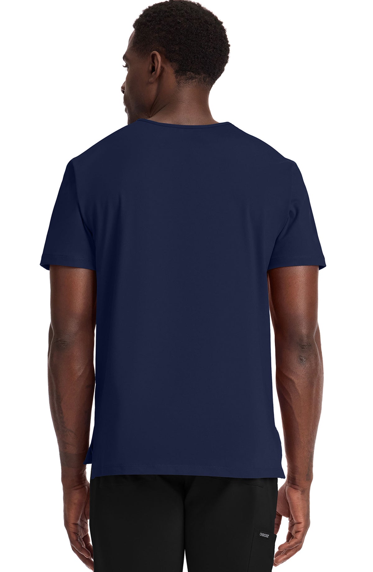 Men's Scrub Top Tuck-In V-Neck Top Navy Cherokee Achieve MDF Instruments CK834
