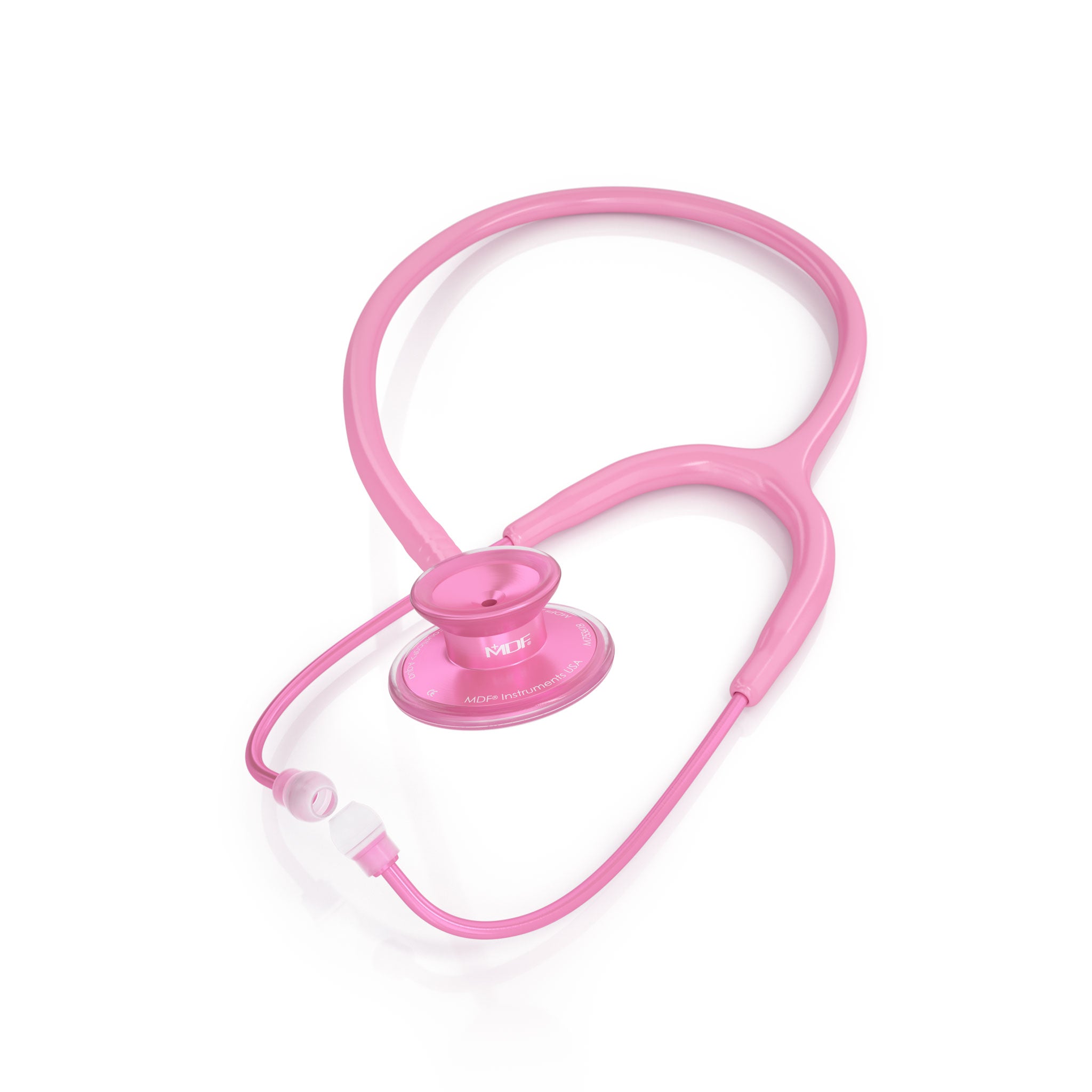 Pink Stethoscope MDF Instruments Acoustica Lightweight Dual Head Cosmo Light Pink and Pinkore