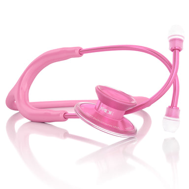 Pink Stethoscope MDF Instruments Acoustica Lightweight Dual Head Cosmo Light Pink and Pinkore