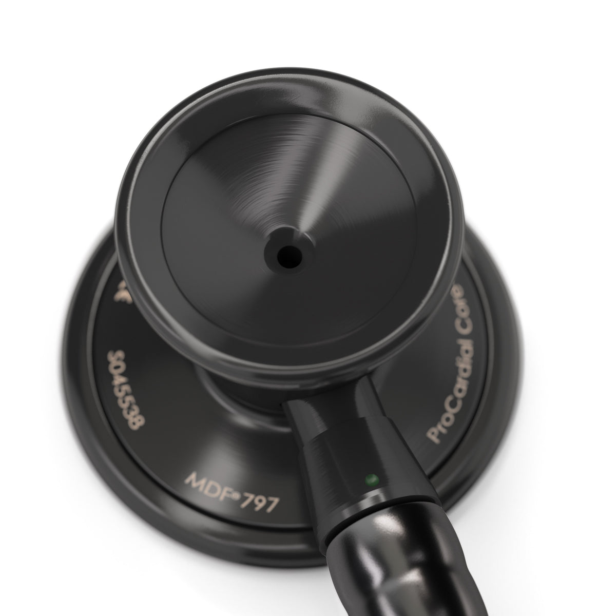 ProCardial® Stainless Steel Cardiology Stethoscope - Black/BlackOut - Engraving