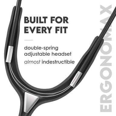 Stethoscope MDF Instruments MD One Stainless Steel Adult Dual Head BlackOut All Black