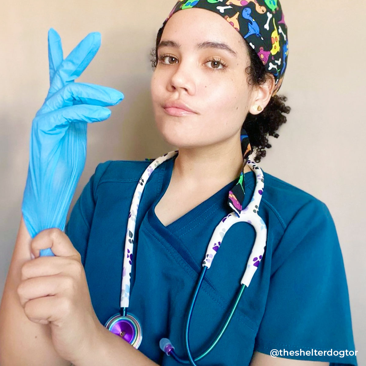 Stethoscope MDF Instruments MD One Epoch Paw Print and Kaleidoscope