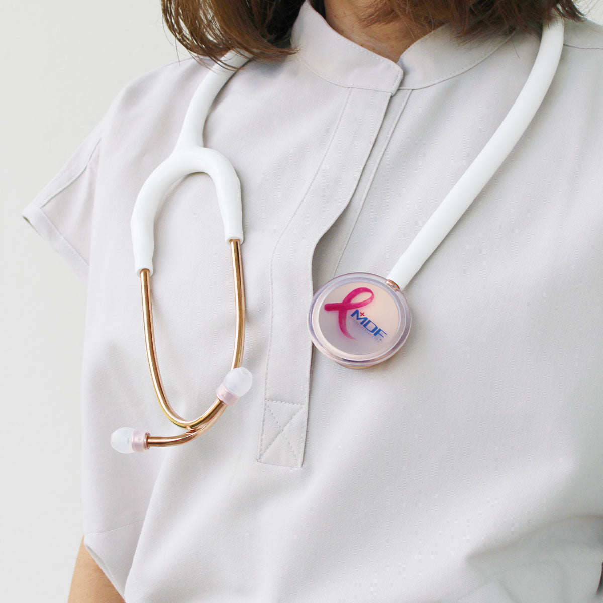 Rose Gold Stethoscope MDF Instruments MD One Breast Cancer Pink Ribbon Awareness Edition