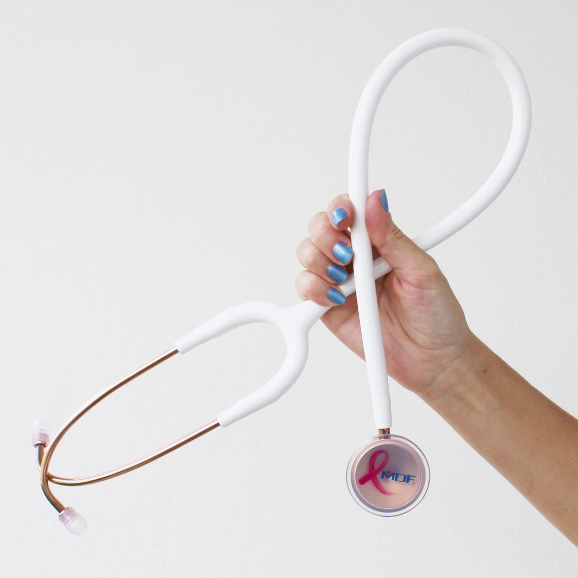 Rose Gold Stethoscope MDF Instruments MD One Breast Cancer Pink Ribbon Awareness Edition