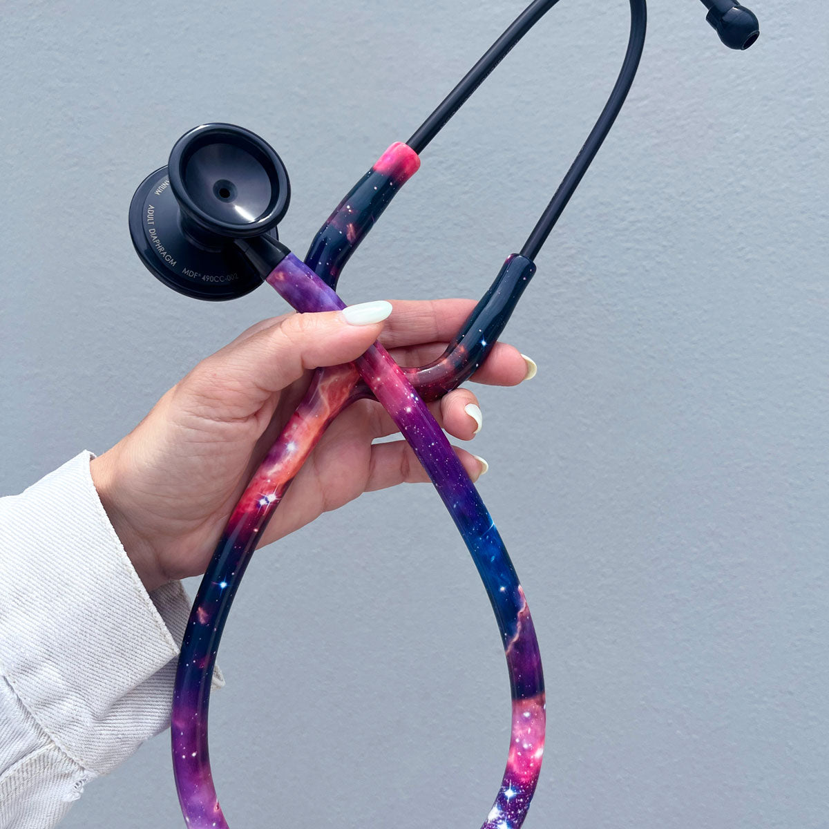 Stethoscope MDF Instruments ProCardial Titanium Mprint Cardiology Galaxy BlackOut