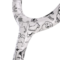 Stethoscope MDF Instruments ProCardial Titanium Mprint Dog Print Pawshy and BlackOut