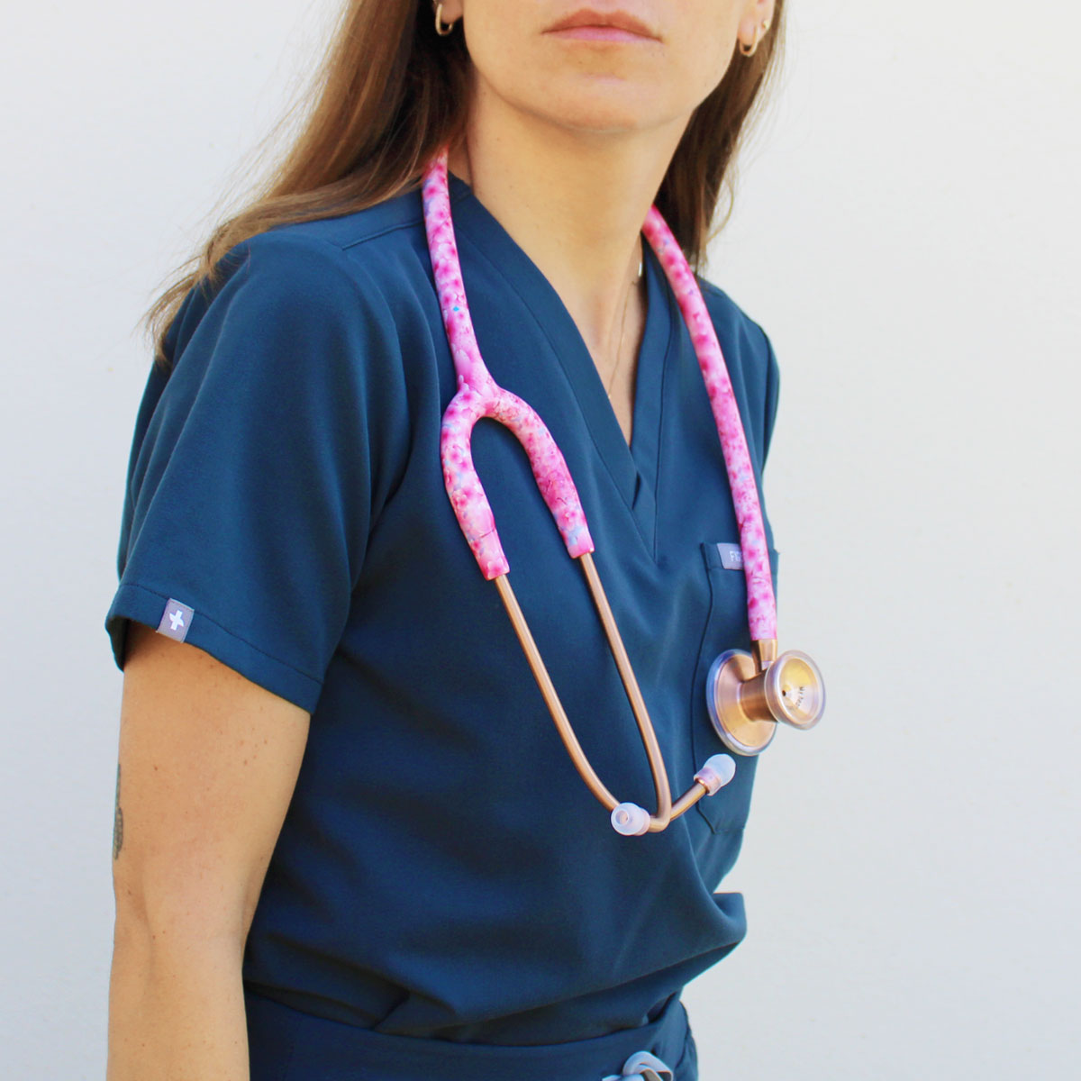 Stethoscope MDF Instruments ProCardial Titanium Mprint Sakura and Rose Gold