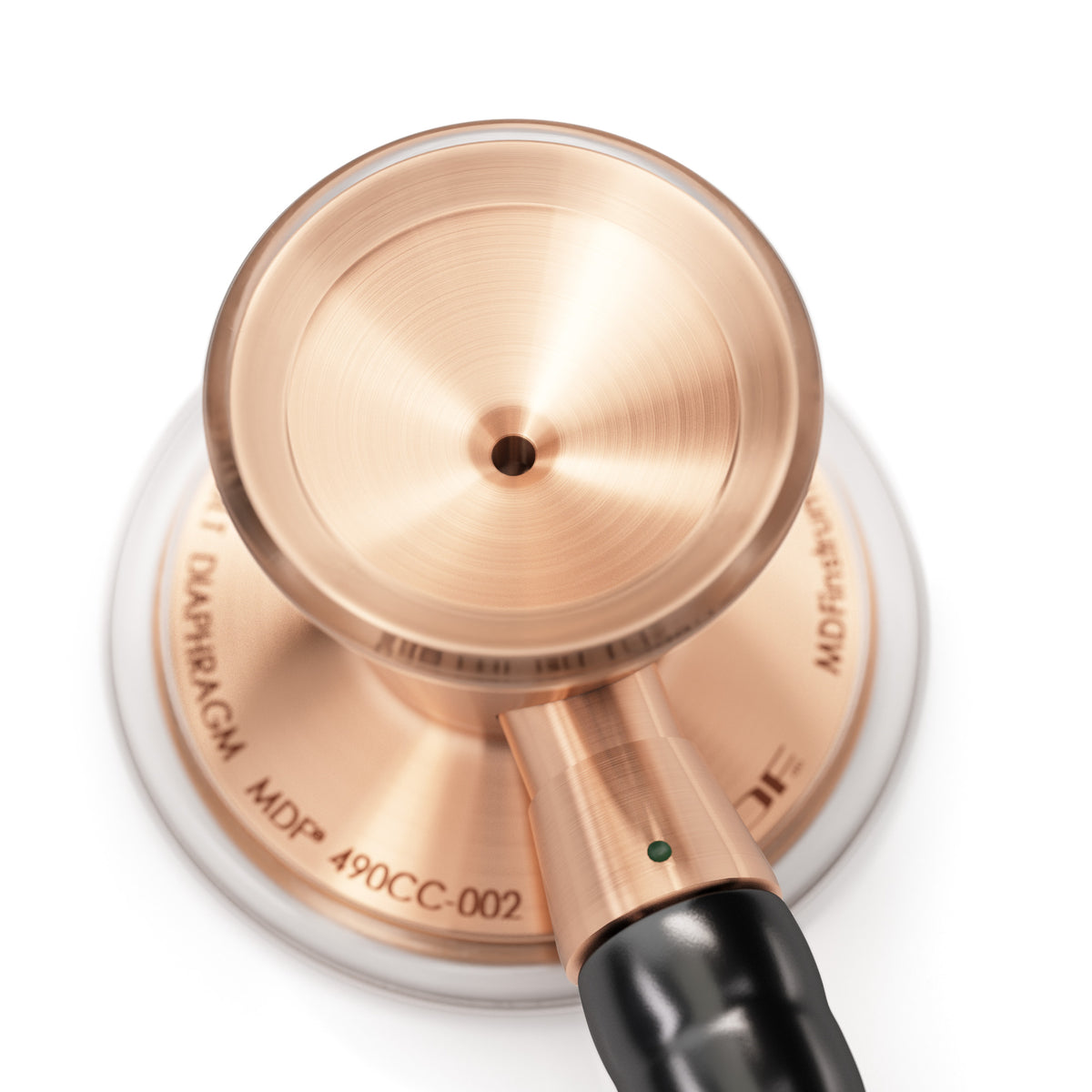 Stethoscope MDF Instruments ProCardial Titanium Cardiology Rose Gold and Black Custom Engraving