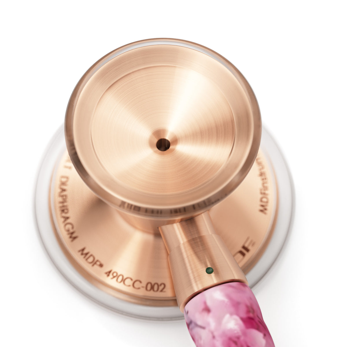 Stethoscope MDF Instruments ProCardial Titanium Cardiology Mprint Cherry Blossom Print Sakura and Rose Gold Engraving