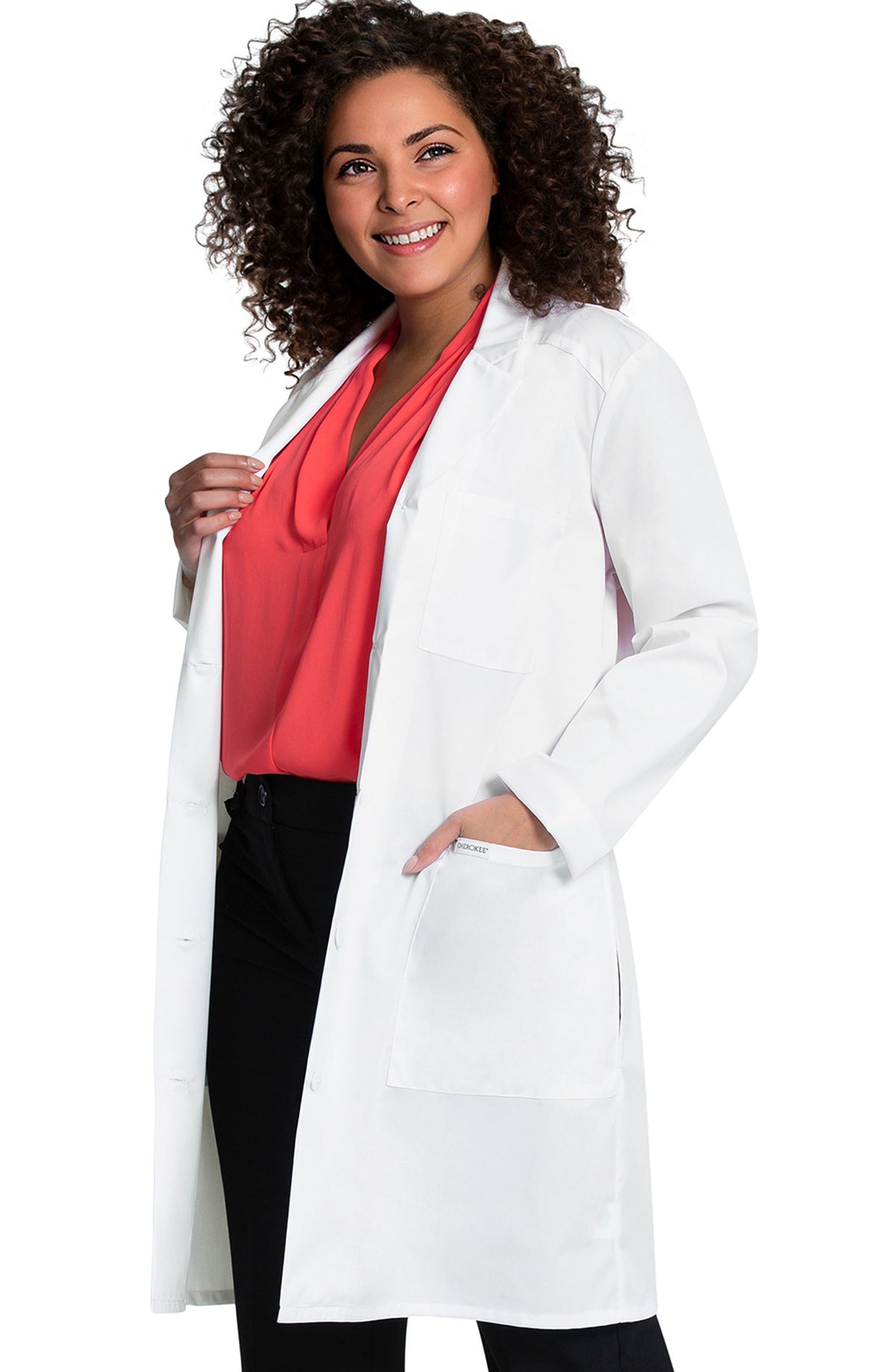 Lab Coat MDF Instruments Cherokee Women's Full Length White