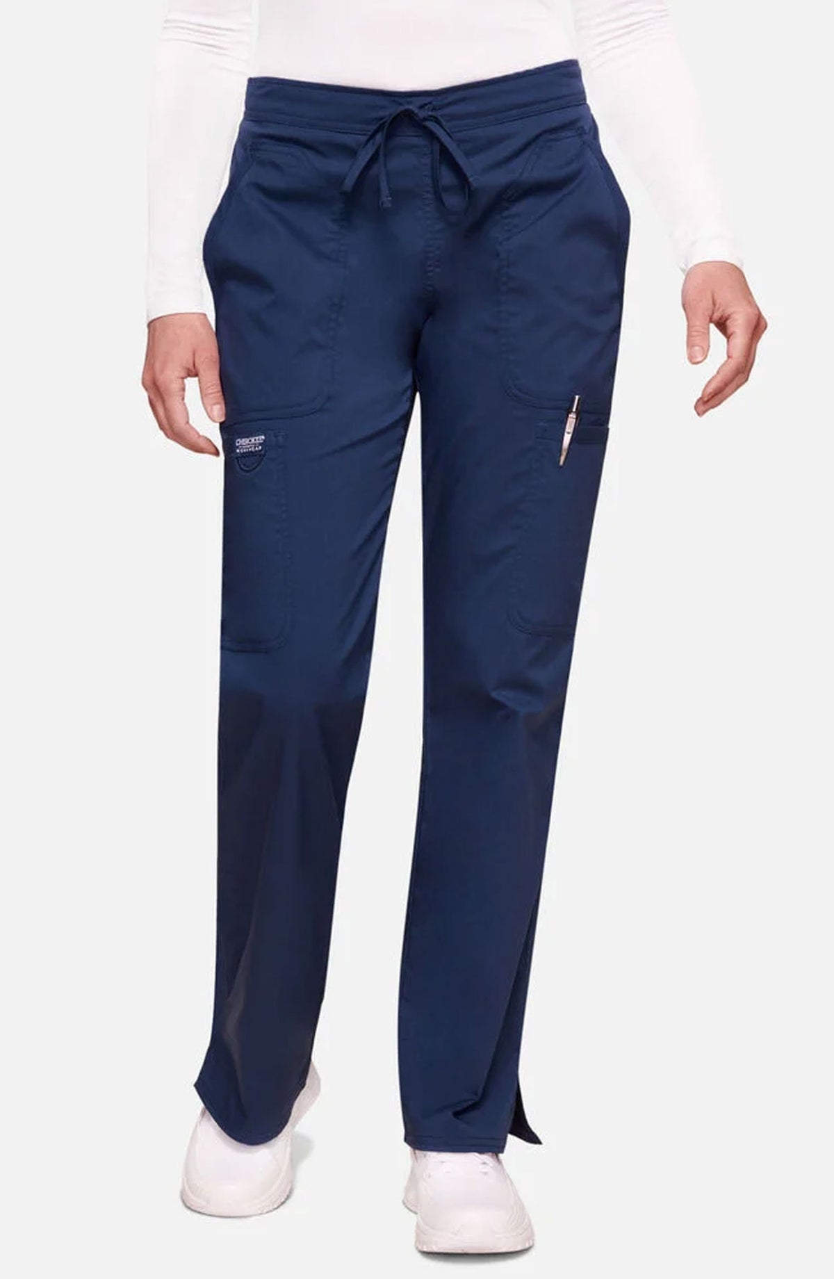Women's Scrub Pants Cargo Navy Cherokee Workwear Revolution MDF Instruments WW120