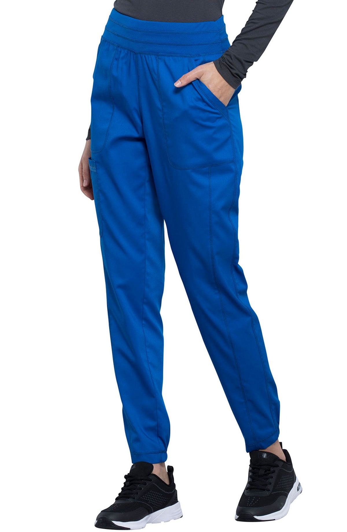 Women's Scrub Pants Joggers Royal Blue Cherokee Workwear Revolution MDF Instruments WW011