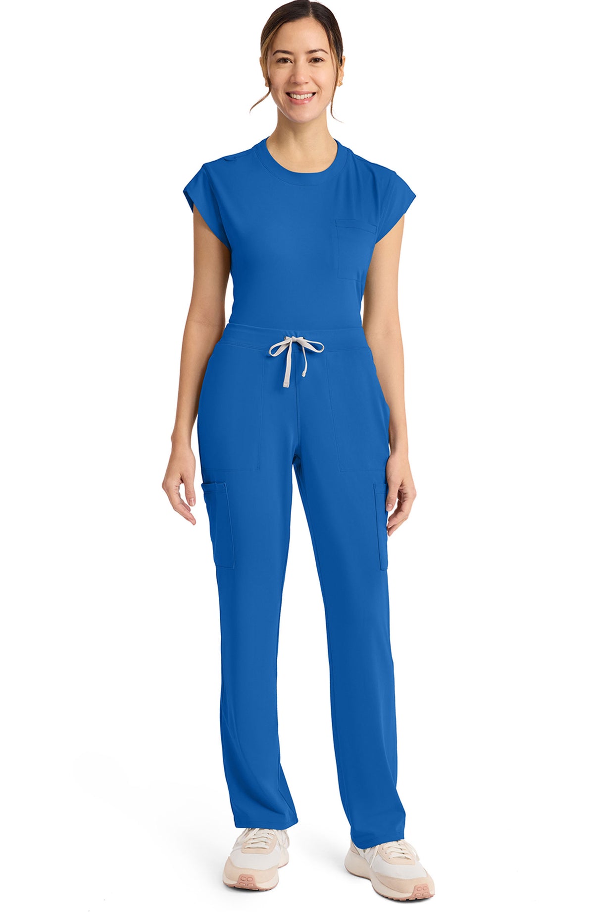Women's Scrub Pants Straight Leg Royal Blue Cherokee Achieve MDF Instruments CK096