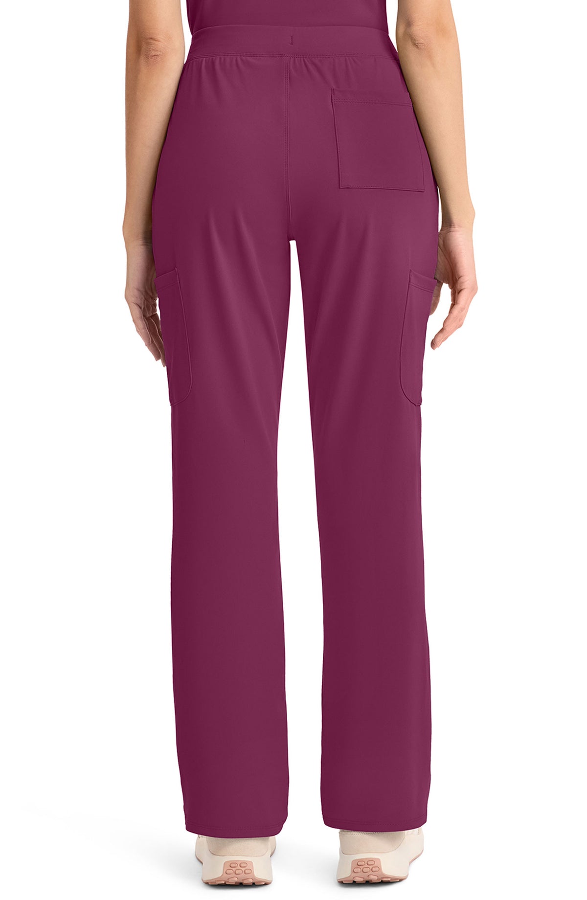 Women's Scrub Pants Straight Leg Wine Cherokee Achieve MDF Instruments CK096