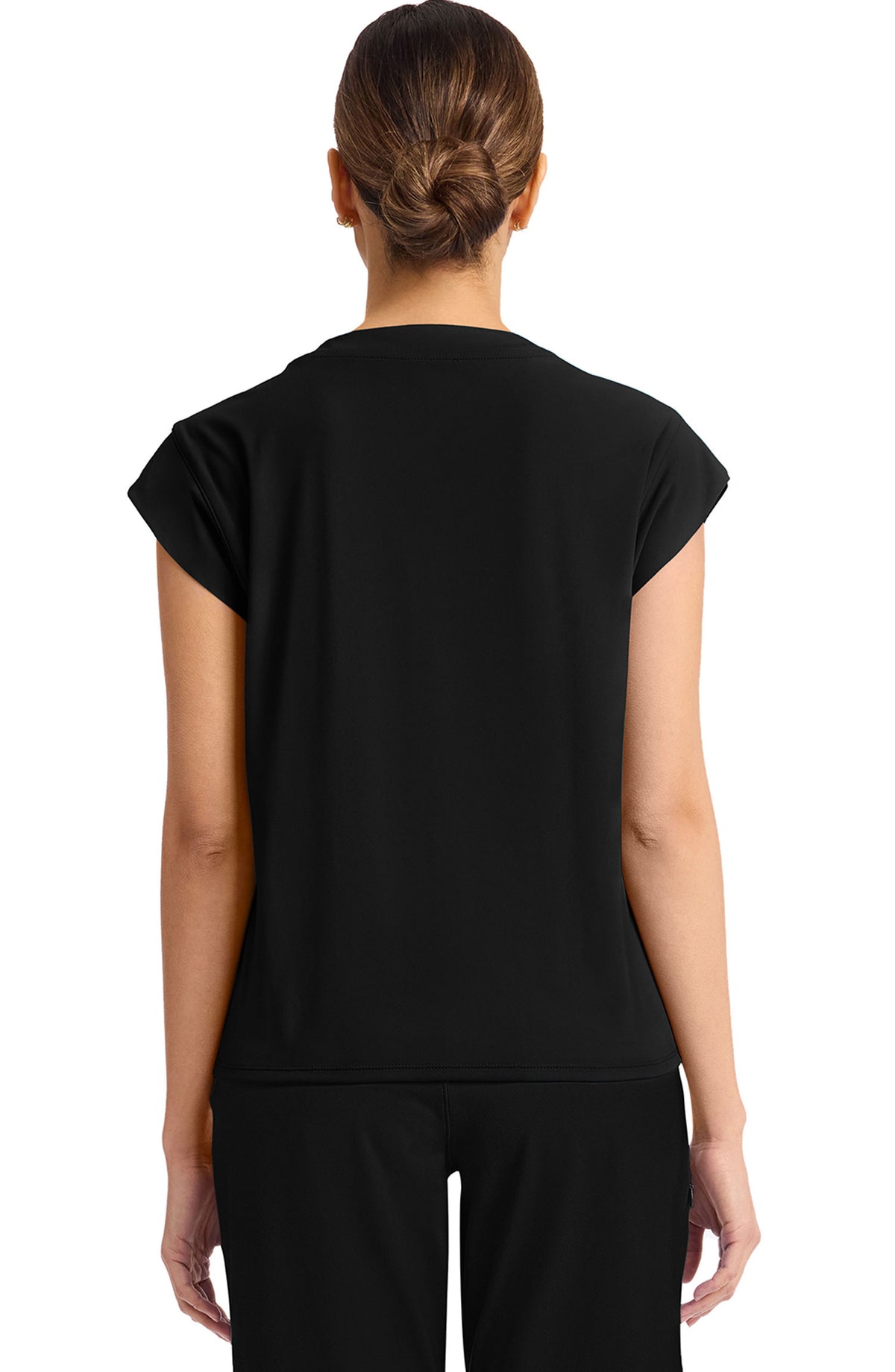 Scrubs MDF Instruments Cherokee Achieve  Women's Crew Neck Top CK936 Black