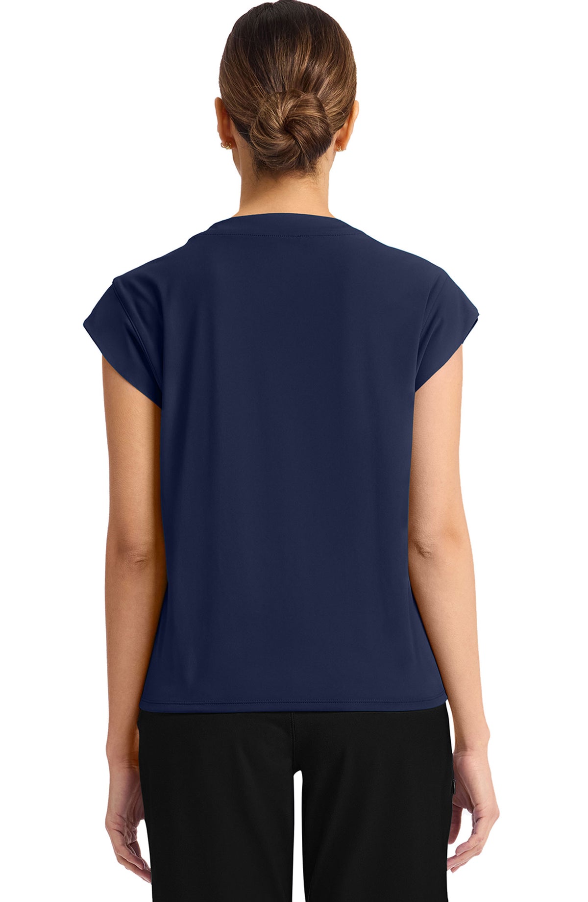 Scrubs MDF Instruments Cherokee Achieve  Women's Crew Neck Top CK936 Navy