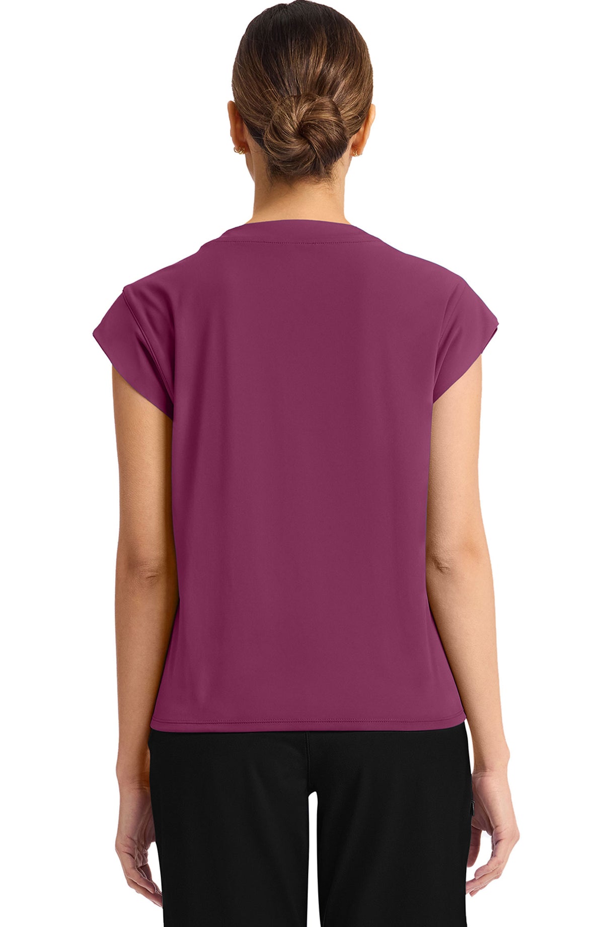 Scrubs MDF Instruments Cherokee Achieve  Women's Crew Neck Top CK936 Wine