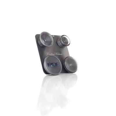 Stethoscope Attachments for Pediatric and Infant Neonatal Patients with Clip MDF® ProCardial® Titanium Metalika