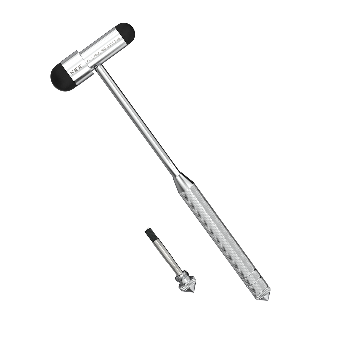 Babinski Buck® Reflex Hammer with Built-In Brush MDF Instruments Reflex Hammer