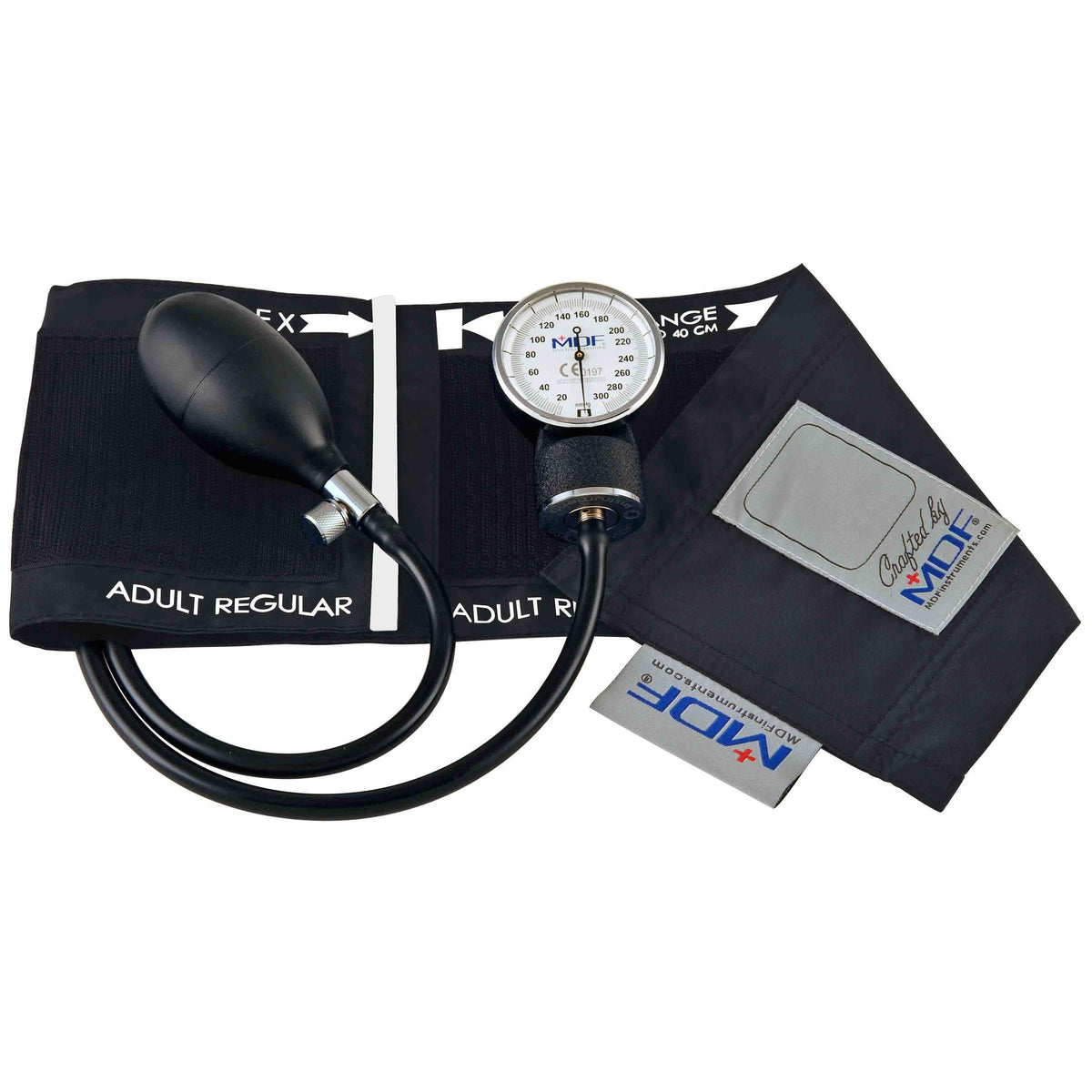 Sphygmomanometer MDF Instruments Calibra Black Pocket Aneroid Manual Blood Pressure Monitor
