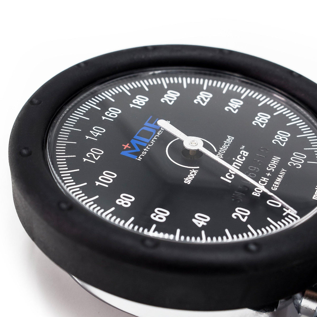 Sphygmomanometer MDF Instruments Iconica Black Palm Aneroid Manual Blood Pressure Monitor
