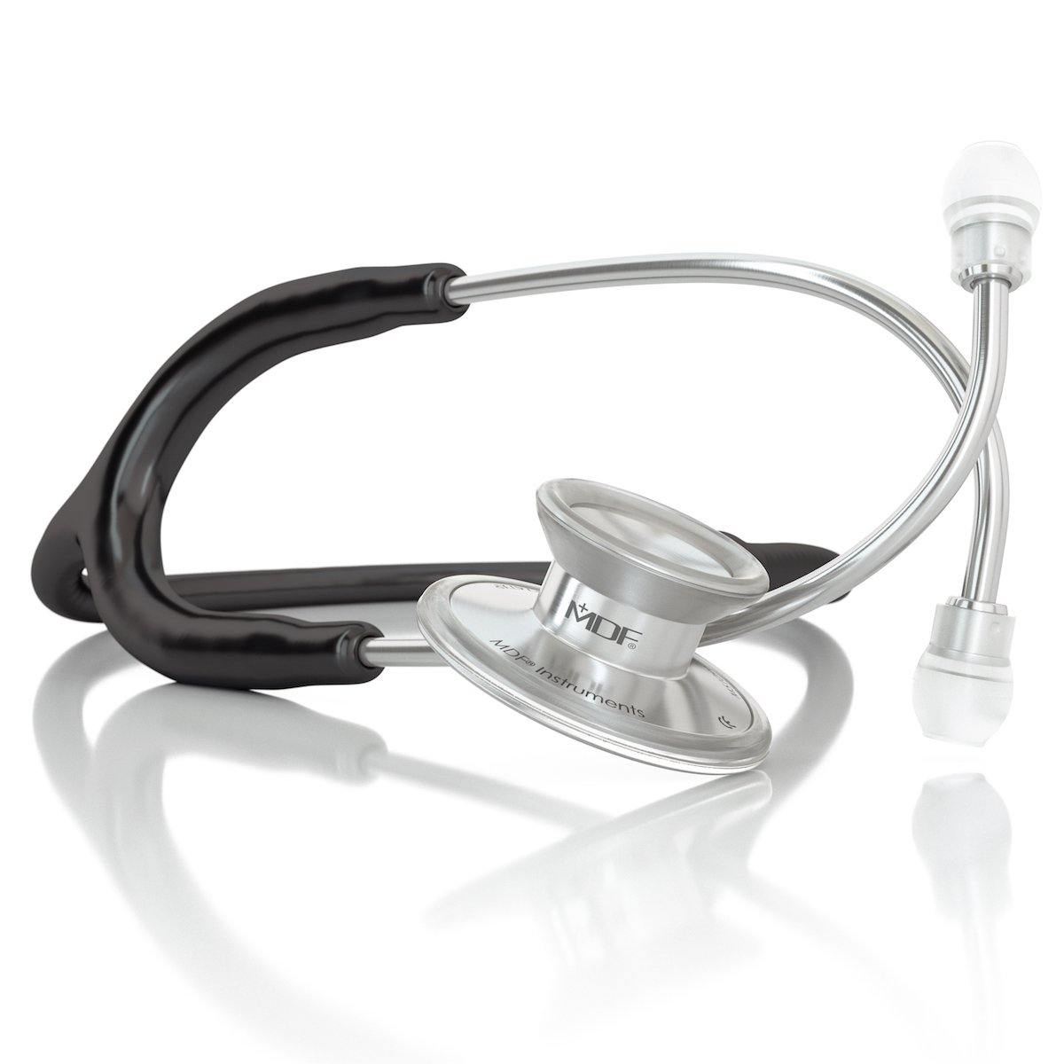 Stethoscope MDF Instruments Acoustica Lightweight Dual Head NoirNoir Black