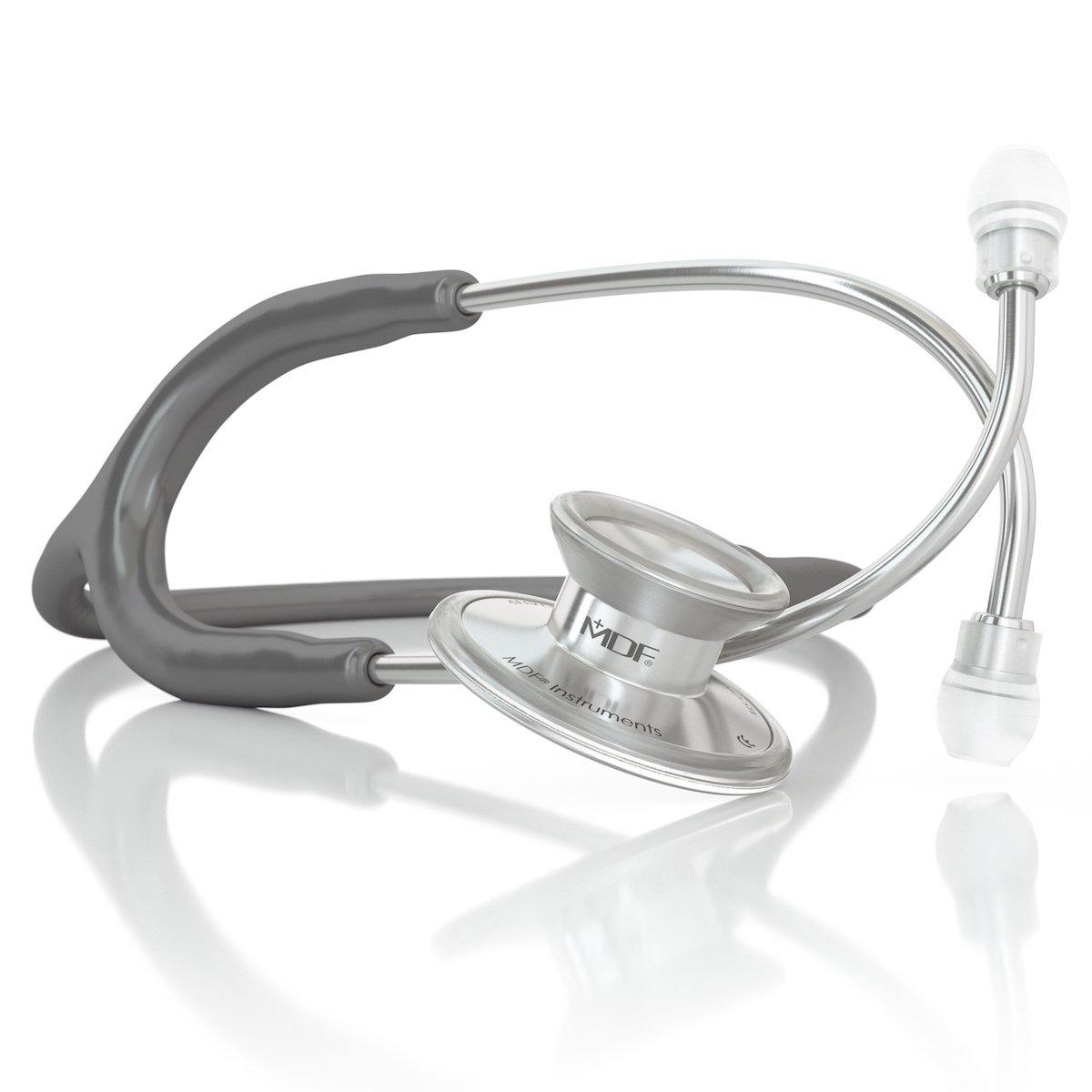 Stethoscope MDF Instruments Acoustica Lightweight Dual Head Sleek Grey