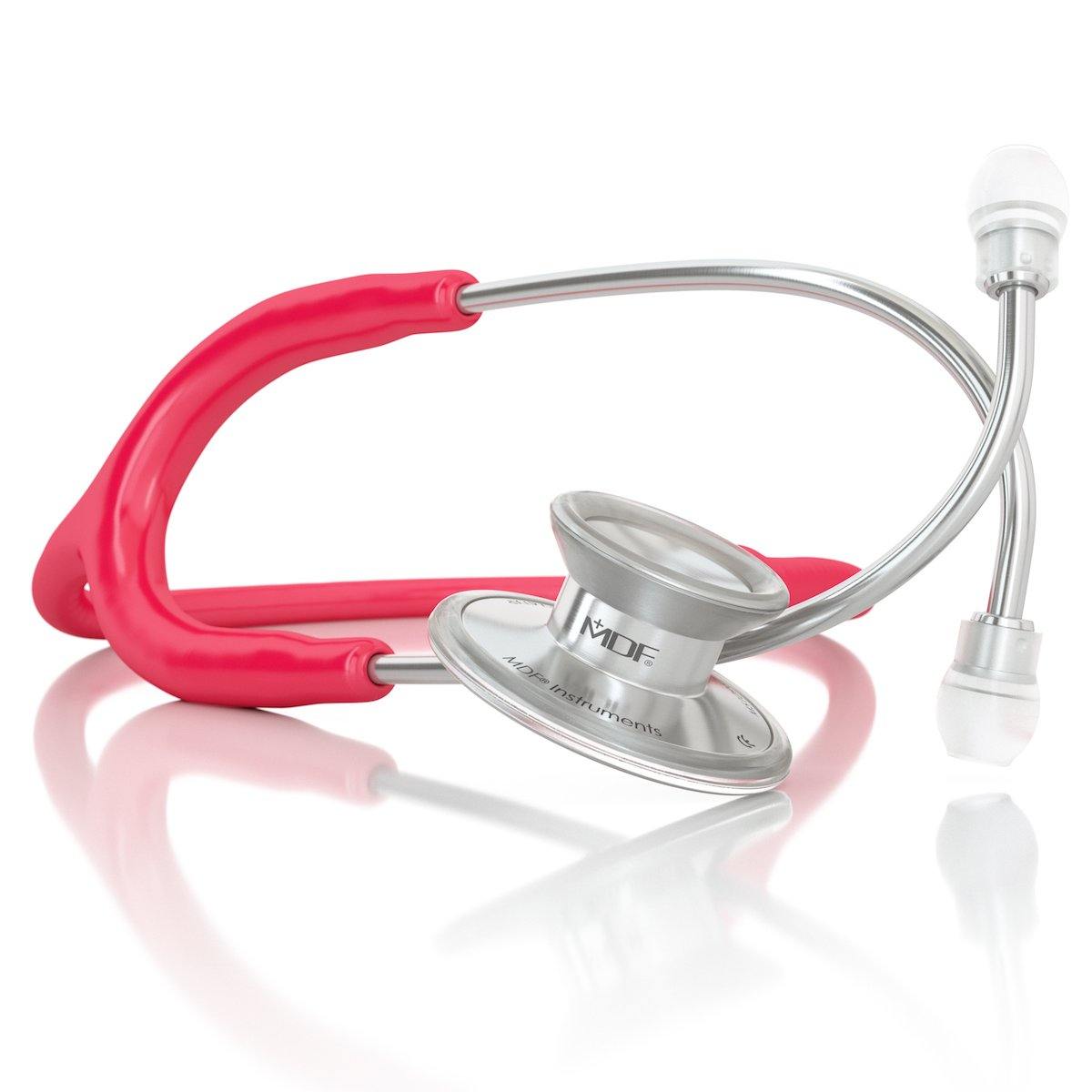 Stethoscope MDF Instruments Acoustica Lightweight Dual Head RedEnv Raspberry Pink