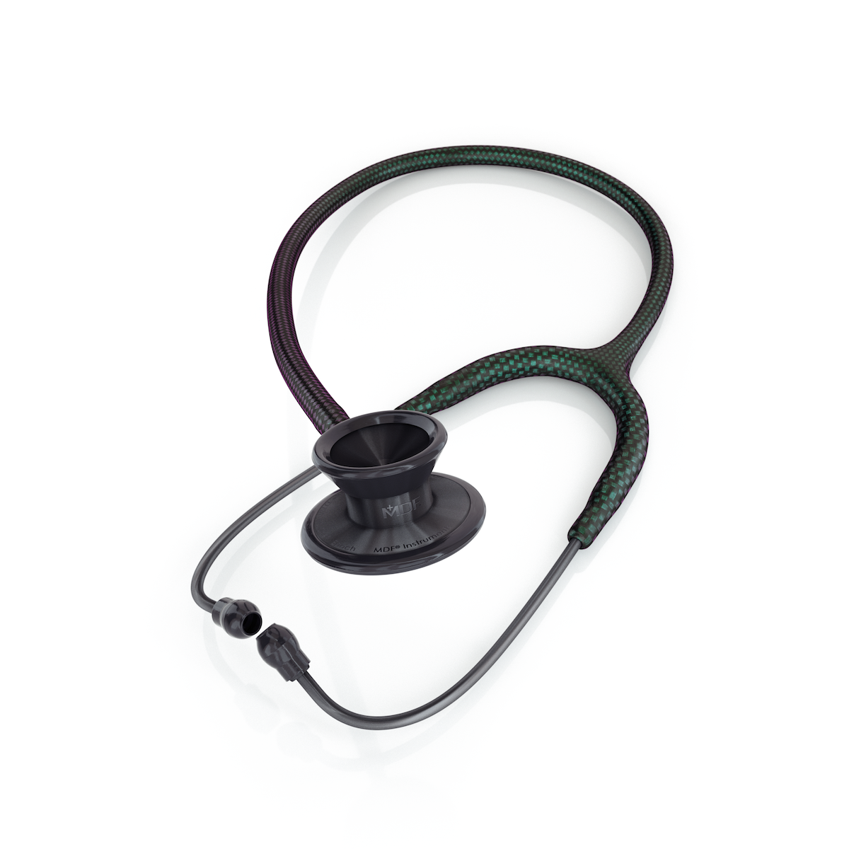 Stethoscope MDF Instruments MD One Epoch Titanium Mprint Carbon Fiber Print Vulcan and BlackOut