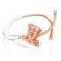 Stethoscope MDF Instruments ProCardial Titanium Cardiology Rose Gold and BlaBlanc White